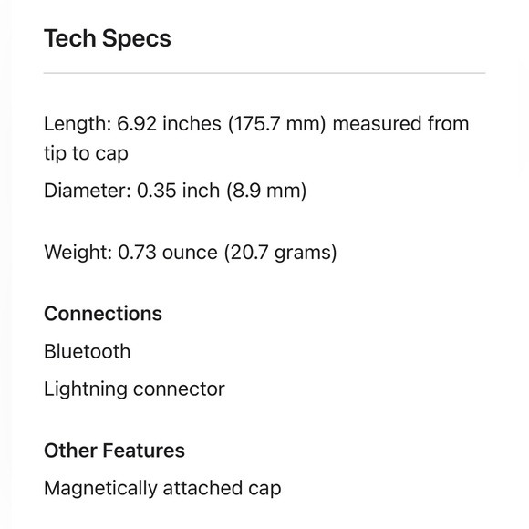 Apple iPencil (1st Gen) - Picture 8 of 10